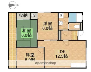 坂本マンション【2階】の間取り
