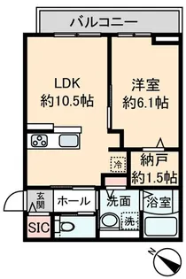 アルビオ・セレーノ横浜西寺尾【2階】の間取り