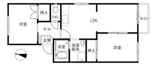 シェモア伏見II【2階】の間取り