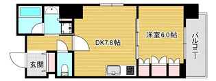 リーガル南堀江【4階】の間取り