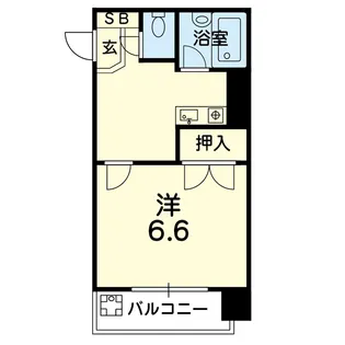 マーカス本荘【4階】の間取り