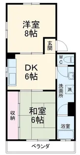 白菊ハイツ【3階】の間取り