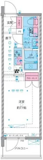 GENOVIA横浜石川町【9階】の間取り