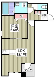 ブリーズコート扇橋【2階】の間取り