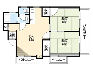 三井マンション【1階】の間取り
