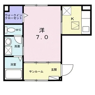 サンシャイン ヴィラ【1階】の間取り