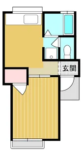 ラフォーレ石岡B棟【1階】の間取り