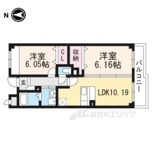 ディアコート【3階】の間取り
