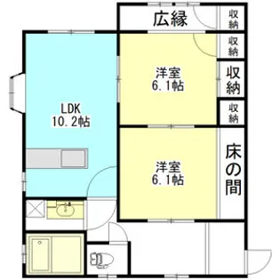 グランメゾン陽南【1階】の間取り