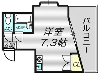 サンロイヤルみやこ【6階】の間取り