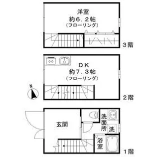 クロススクエア西大井(クロススクエアニシオオイ)の間取り