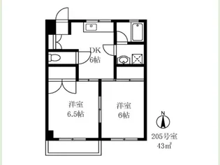 プライムプレイス【2階】の間取り