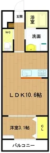 MTF-II 咲【3階】の間取り