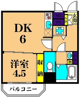 第一新世界ビル【4階】の間取り