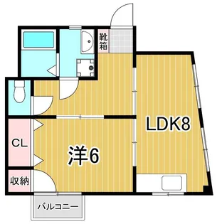 桂ビル【2階】の間取り
