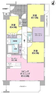 メゾン・グランツ藤枝前島【5階】の間取り