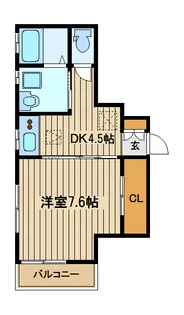 メープル泉【1階】の間取り