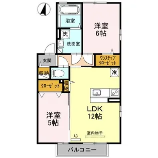 コンフォール A棟【2階】の間取り
