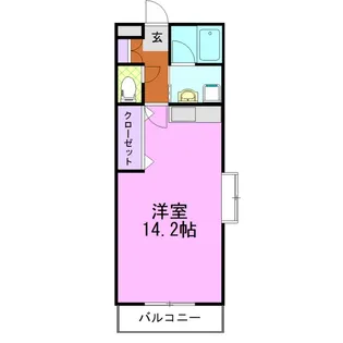 ライトメロウ【1階】の間取り