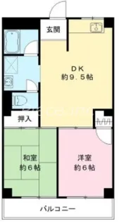 リブランス河村マンション【1階】の間取り