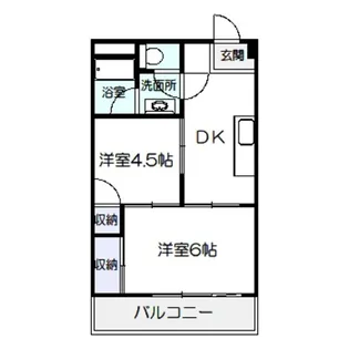 大浜TKハイツ【5階】の間取り