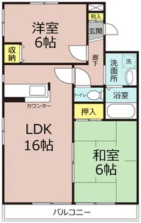 サモワール・ド・新田【2階】の間取り