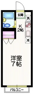 シャンティ上落合【2階】の間取り