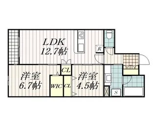 GREENCREST【1階】の間取り