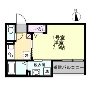 ベイルーム厚木幸町【1階】の間取り