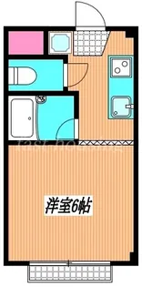 中川コーポ【2階】の間取り
