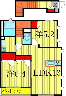 グリシーナ【2階】の間取り