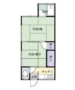 鈴春アパート【2階】の間取り