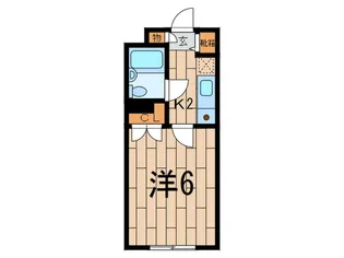 祐天寺秀永ビル【4階】の間取り