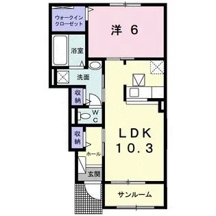 ルミナス【1階】の間取り