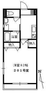 シェモア【2階】の間取り