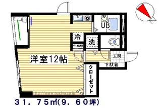 ラピュータ千石【2階】の間取り