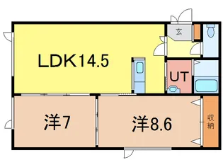 さくらMSII【1階】の間取り