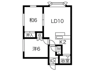 リベラ95【2階】の間取り