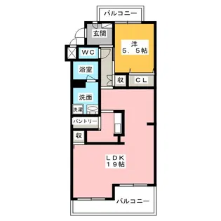 ハイツ正明寺【4階】の間取り