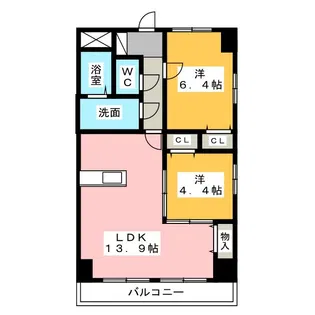 M’s BLD.【4階】の間取り