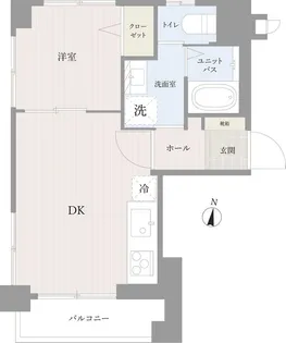 御殿山ニューハウジング【9階】の間取り