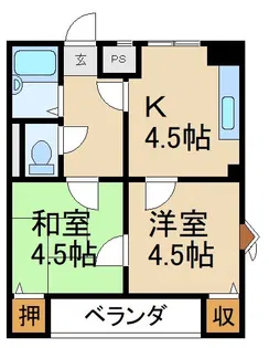 RENATUS寝屋川【1階】の間取り