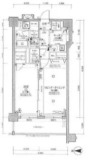 日神デュオステージ三ツ沢公園【5階】の間取り