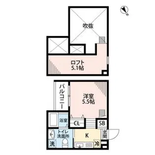 sofitel 鶴里【1階】の間取り