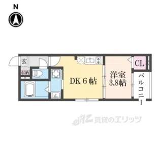 ハーモニーテラス東野2【2階】の間取り