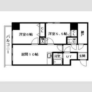 アーバン菊水【4階】の間取り