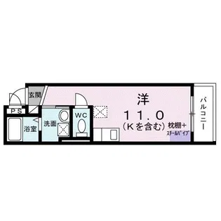 AURORA【4階】の間取り