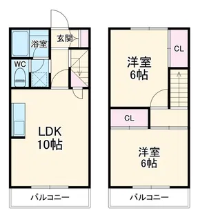 シャルマン3A棟【1階】の間取り