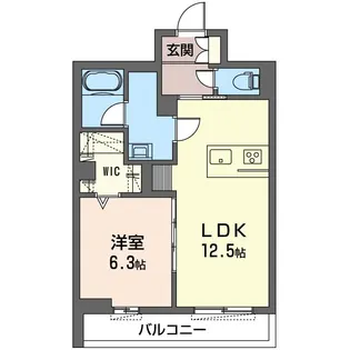アリスティオ【1階】の間取り