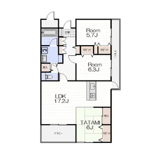 クレサンテーム【5階】の間取り